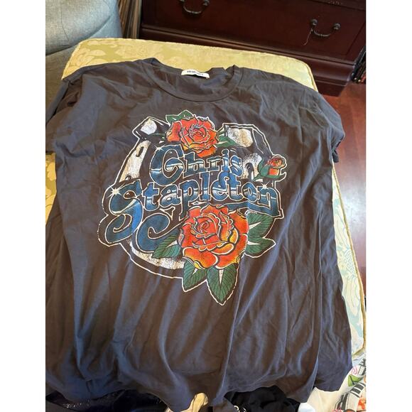 DAYDREAMER Chris Stapleton Horseshoe Merch Tee New w/o Tag MSRP $88 - Picture 5 of 5